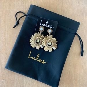 Gold Statement earrings